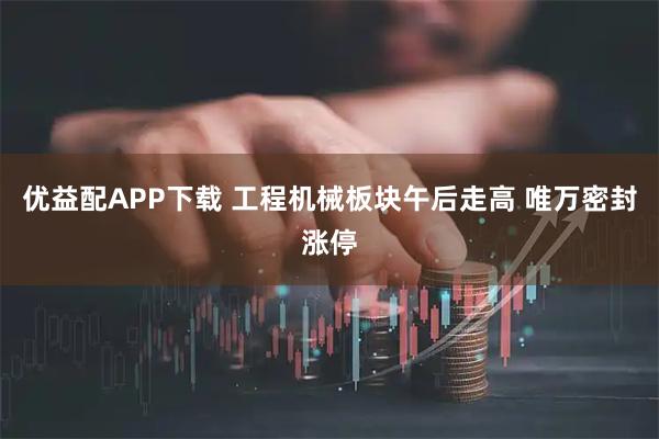 优益配APP下载 工程机械板块午后走高 唯万密封涨停