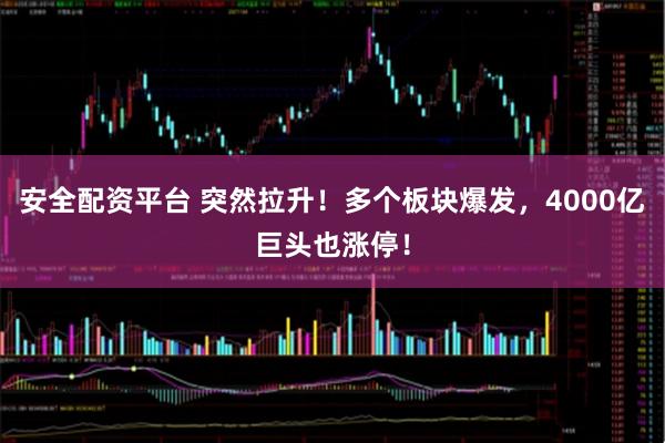 安全配资平台 突然拉升！多个板块爆发，4000亿巨头也涨停！